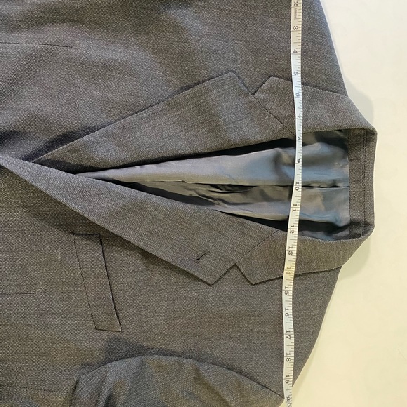 Joseph Abboud Nordstrom Mens Grey Suit Jacket Sport Coat Size 42L - Picture 10 of 14